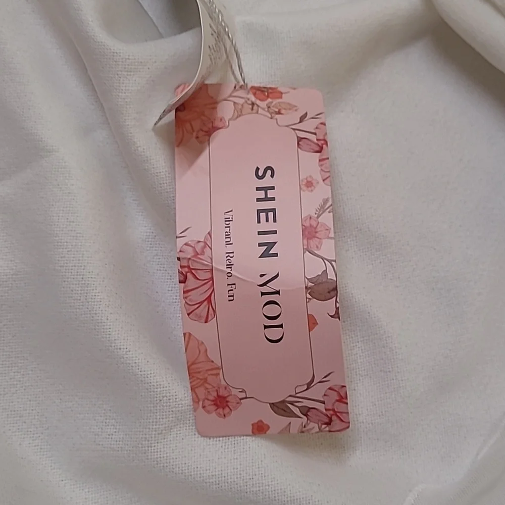 SHEIN White One-Shoulder Dress‎ zise 1XL NEW